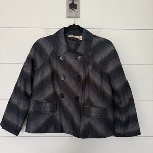 DKNY Jeans Women’s Small Gray Black Jacket Blazer